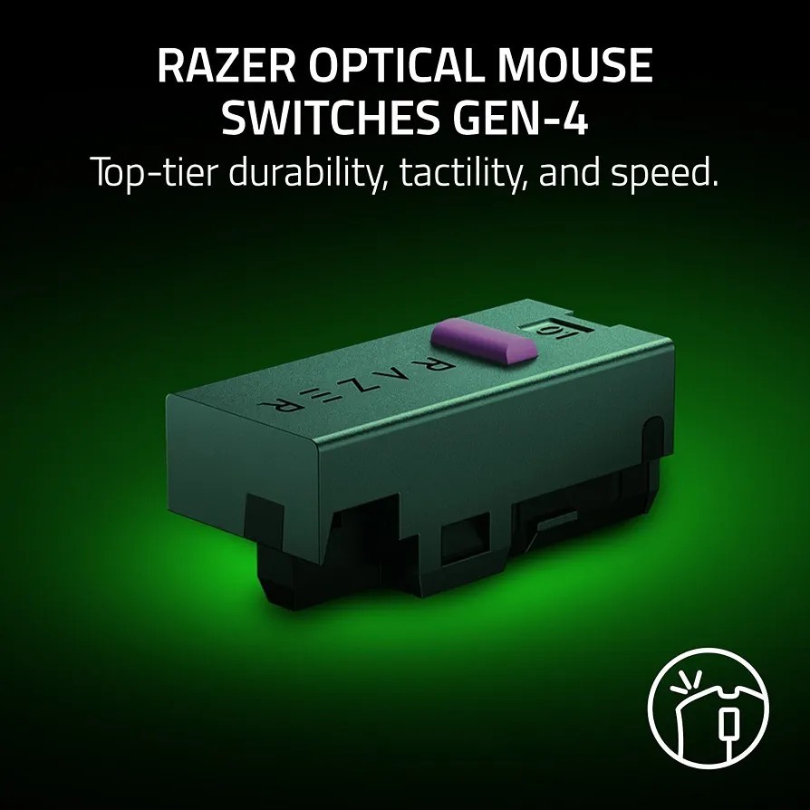 New Razer DEATHADDER v4 PRO Black RZ01-0533 Wireless Gaming Mouse For PC