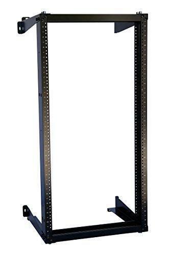12U Wall Mount Open Frame 19” Server Equipment Rack Threaded 15 inch depth Blac