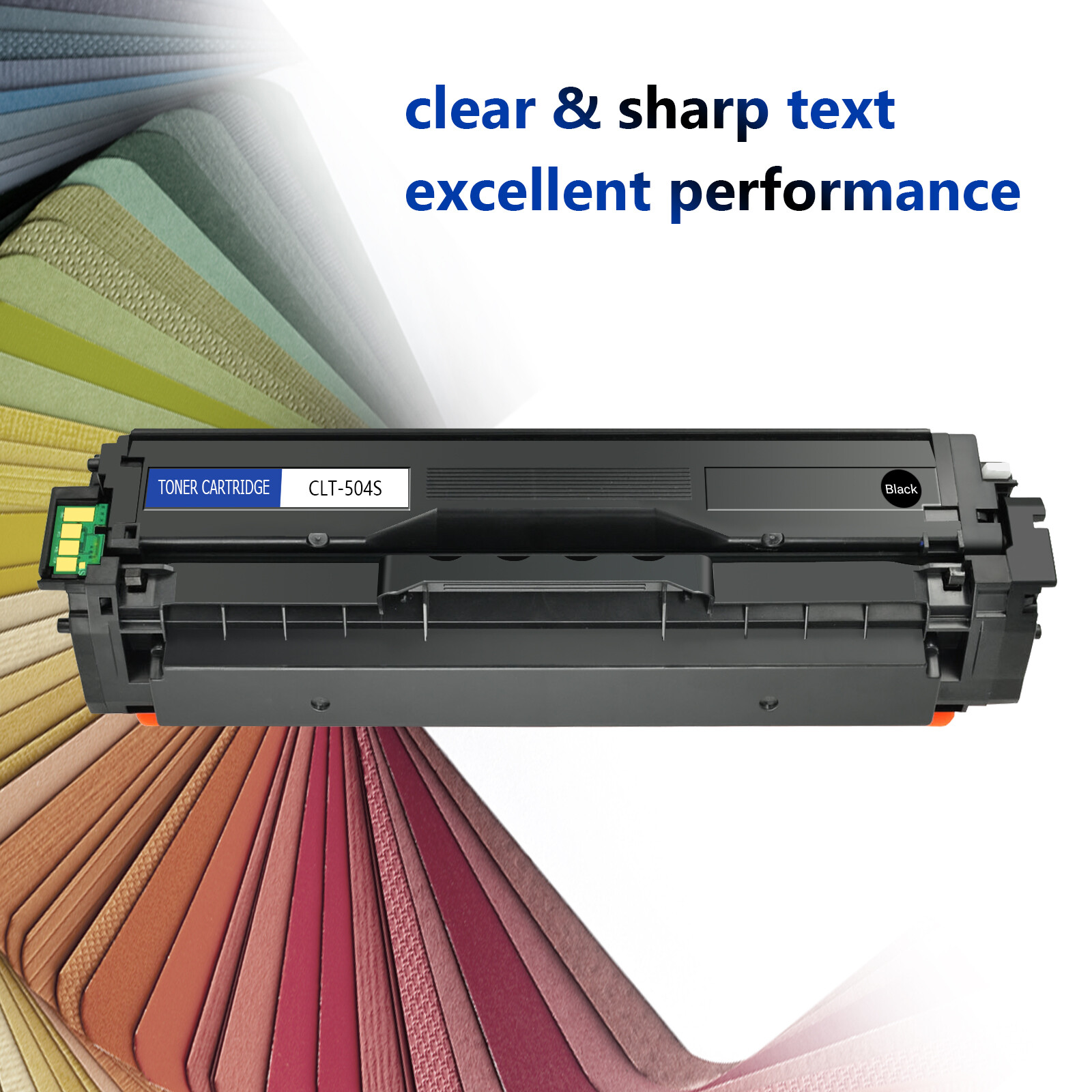 1PK CLT-C504S 504 Cyan Toner Cartridge for Samsung CLP-415NW CLX-4195FN Printer
