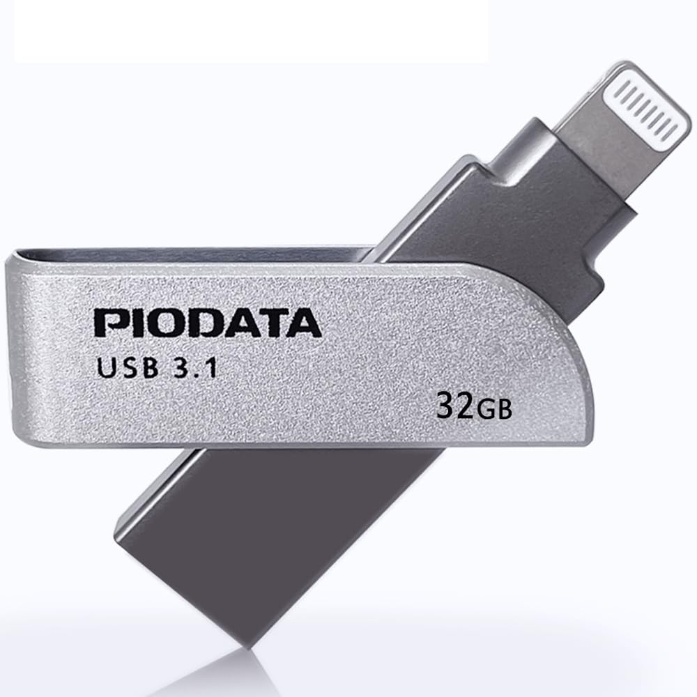 iXflash 32GB MFi Certified Lightning & USB Type A Flash Pen Drive for iPhone/…