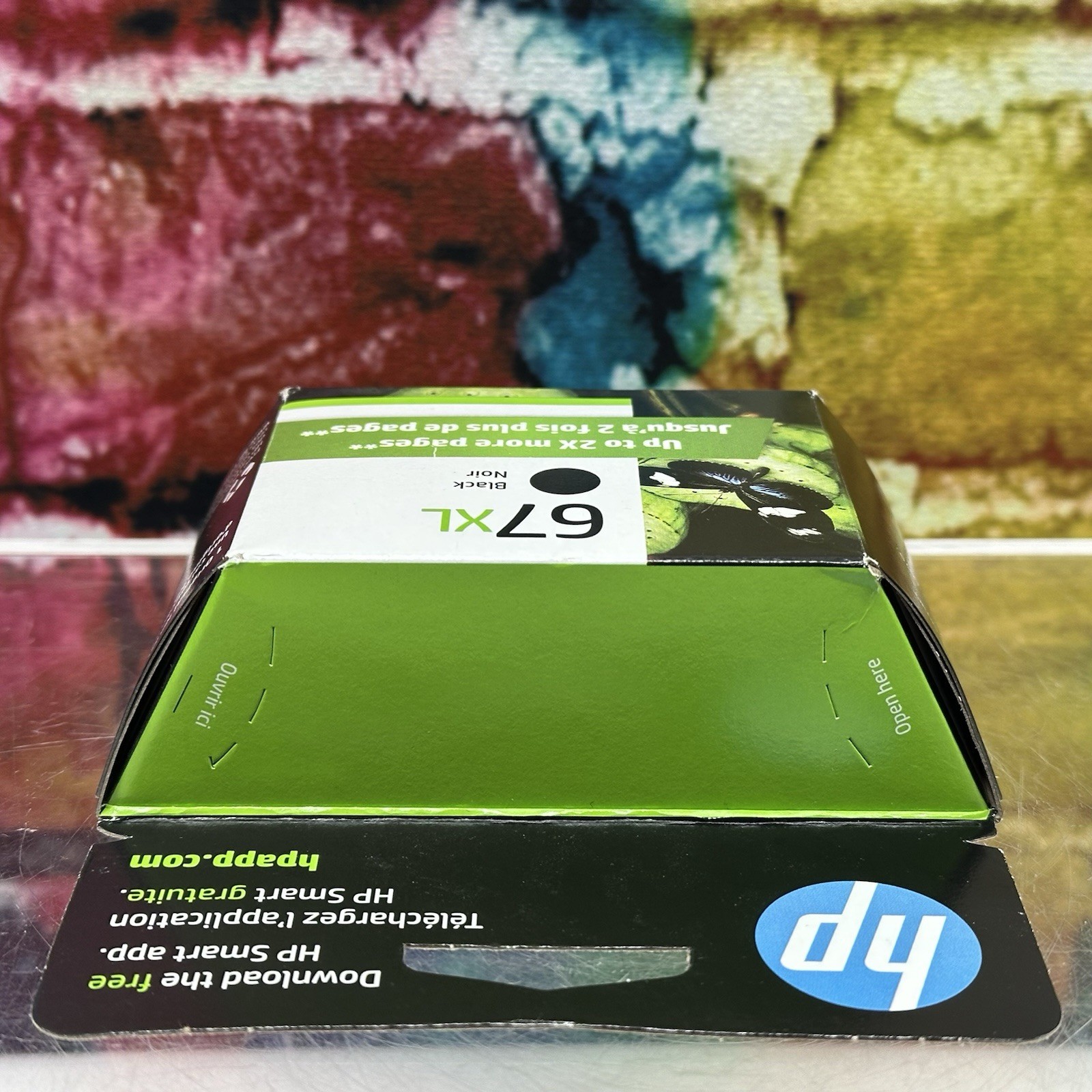 HP 67 XL Black Original Ink Cartridge Genuine Printing 2X More Pages Sealed NEW!