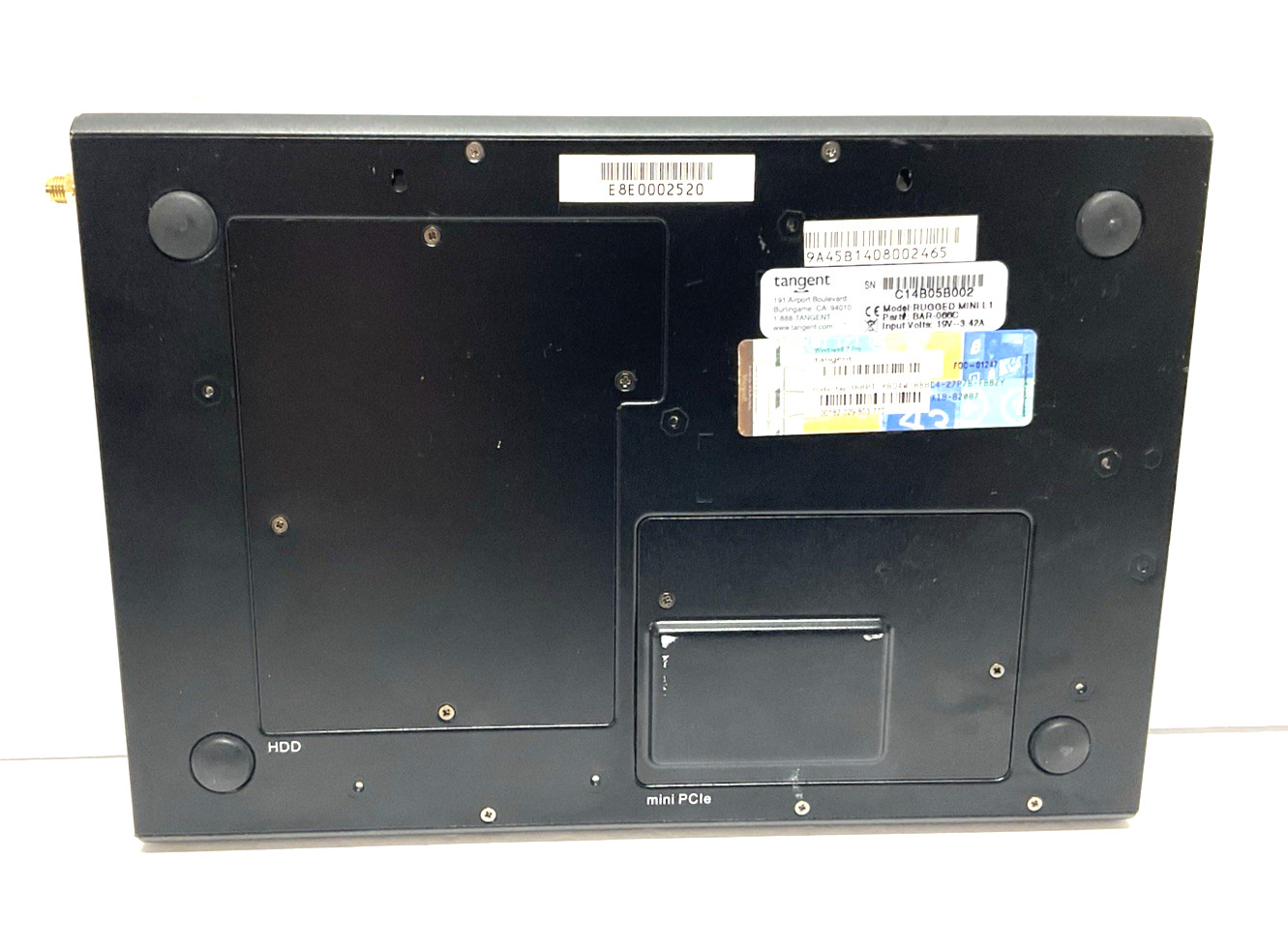 Tangent Rugged Mini L1 PC Computer With Power Supply Tested