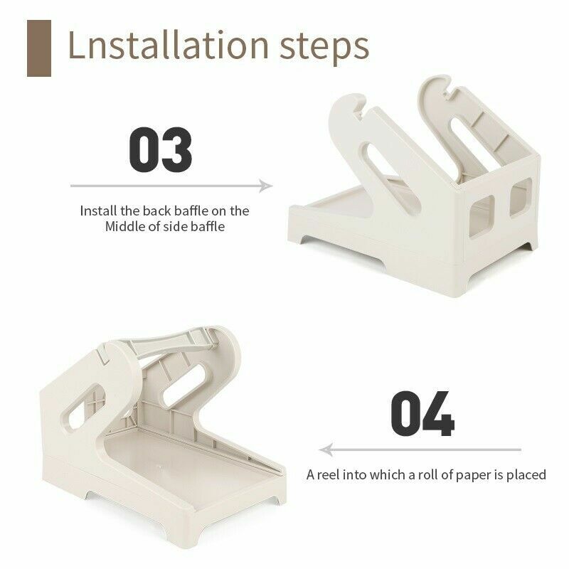 Label Holder 2 in1 Rolls & Fan-Fold Stack Paper Holder for Thermal Label Printer