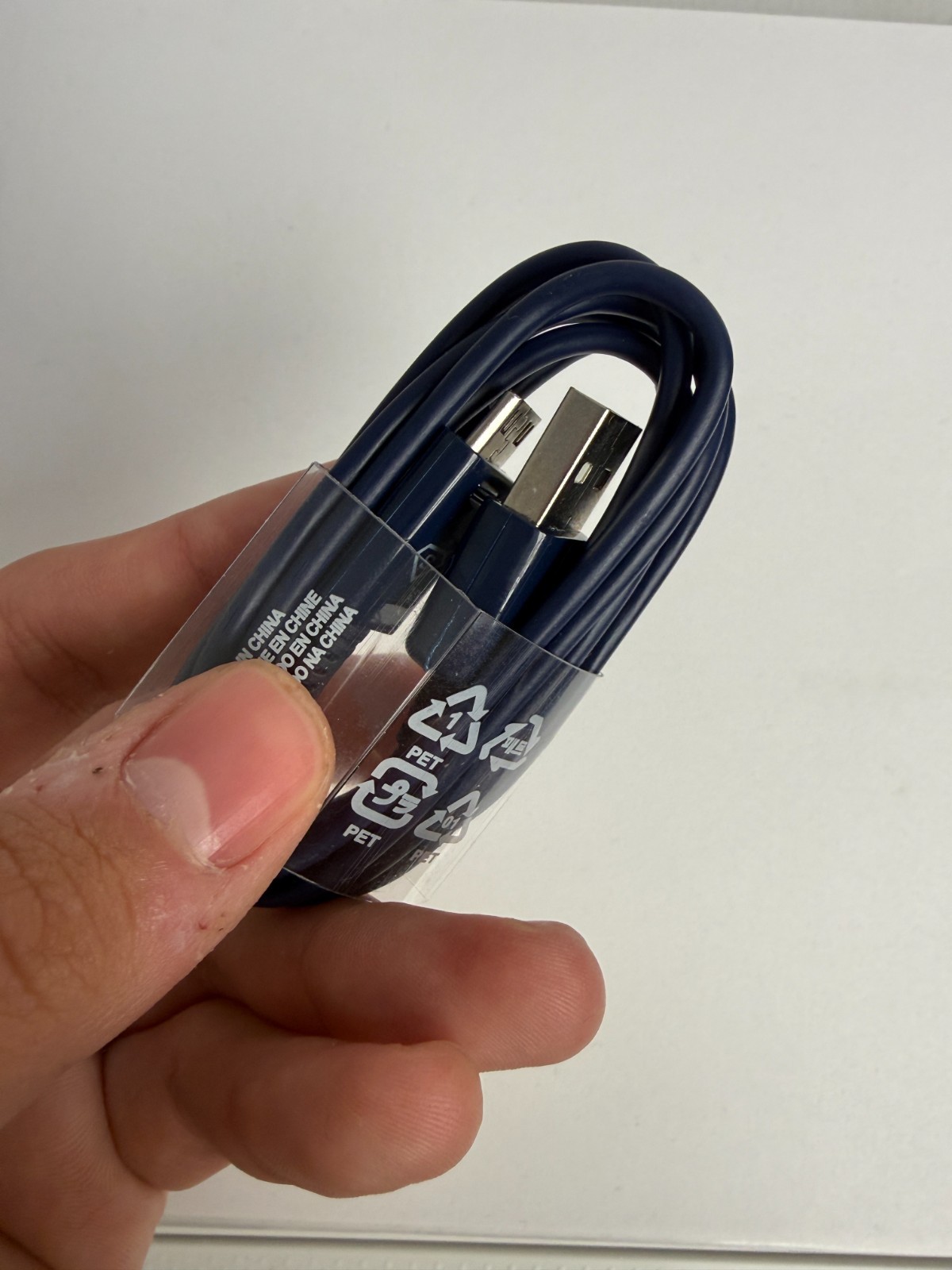 3FT Micro USB 2.0 Cable Blue Type A – Micro-USB – Brand New!