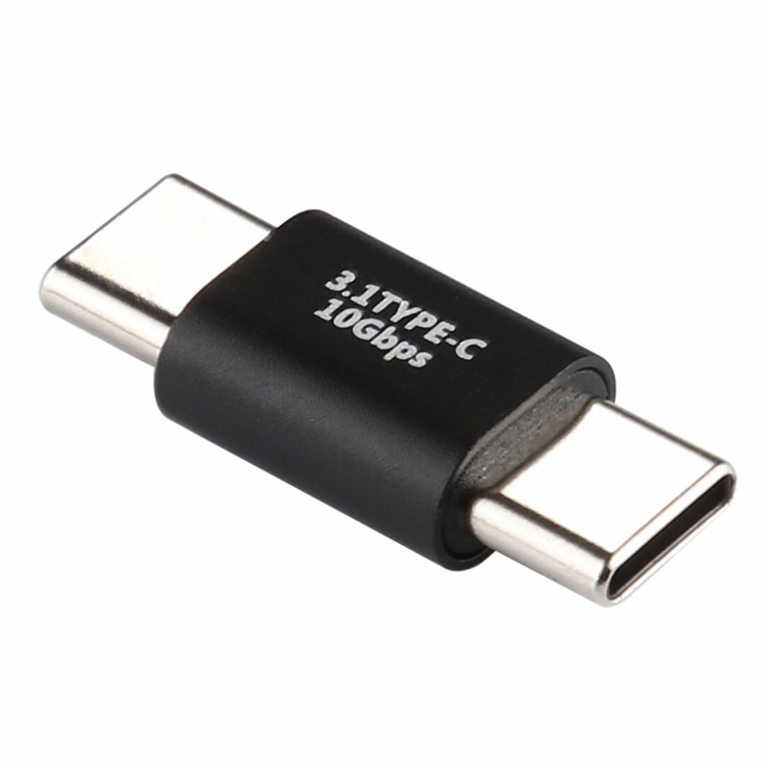 AMZER USB 3.1 SuperSpeed Type C Male to Male Coupler Adapter Connector – Black