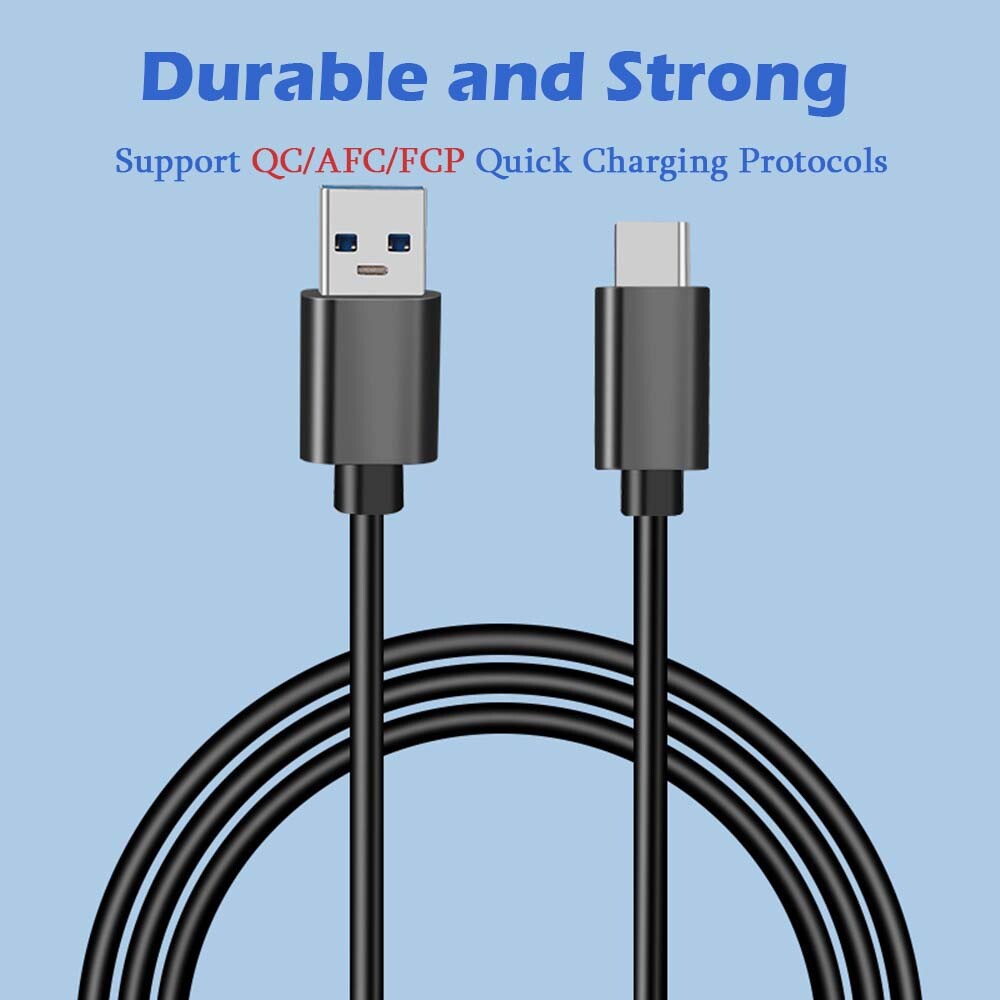 USB 3.2 USB-A to USB-C cable 10Gbps Data Transfer 3A 60W Fast Charging Cord new