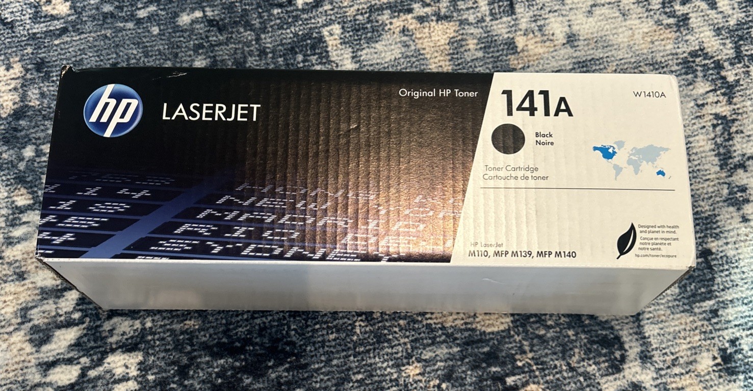 HP 141A Black Toner Cartridge – W1410A