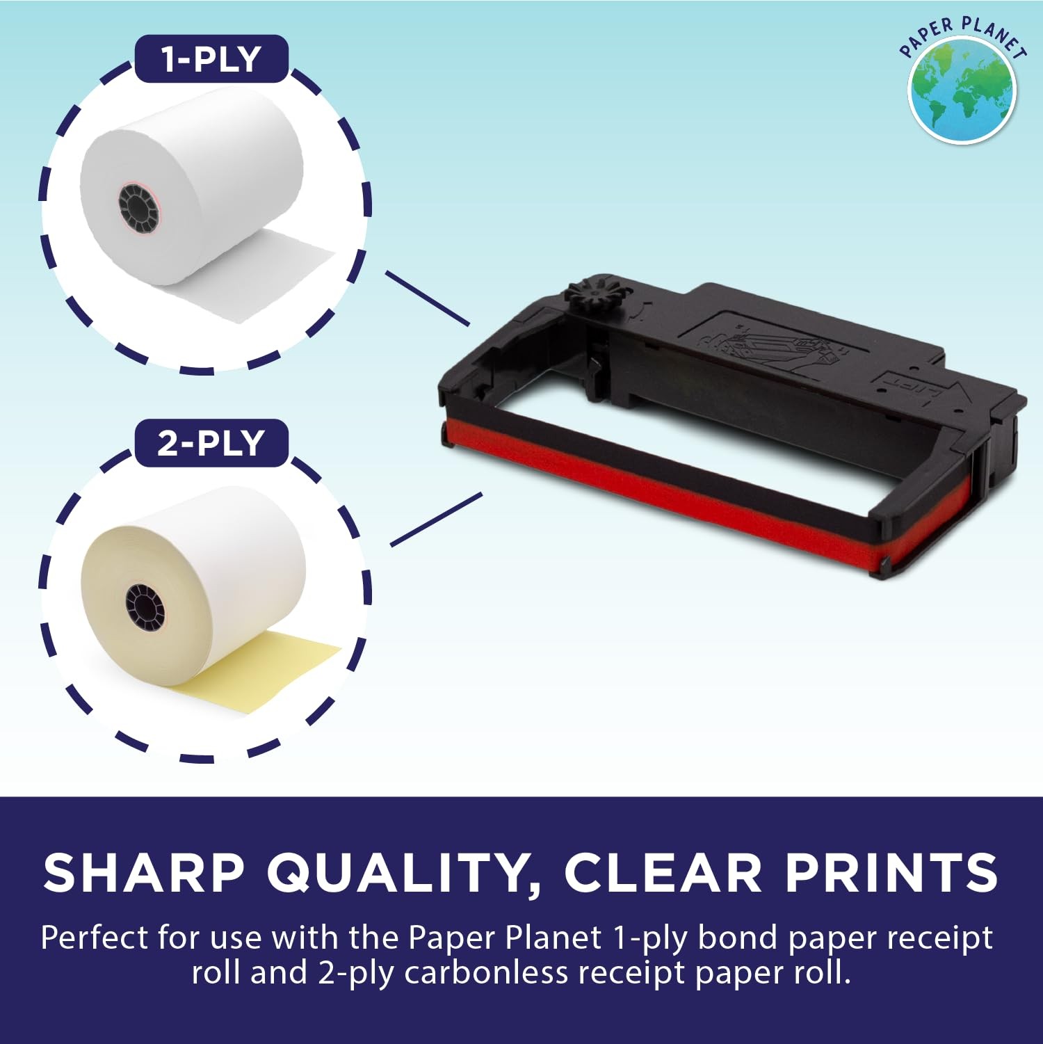 Red and Black Ink Printer Ribbons for Toast Kitchen Printer by Paper Planet |…