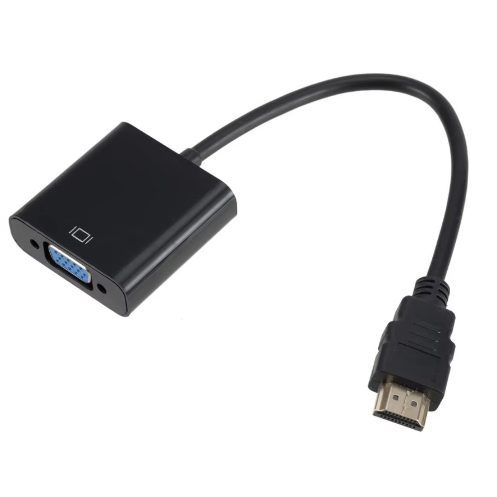 1080P HDMI Male to VGA Female Video Cable Cord Converter Adapter For PC Monitor