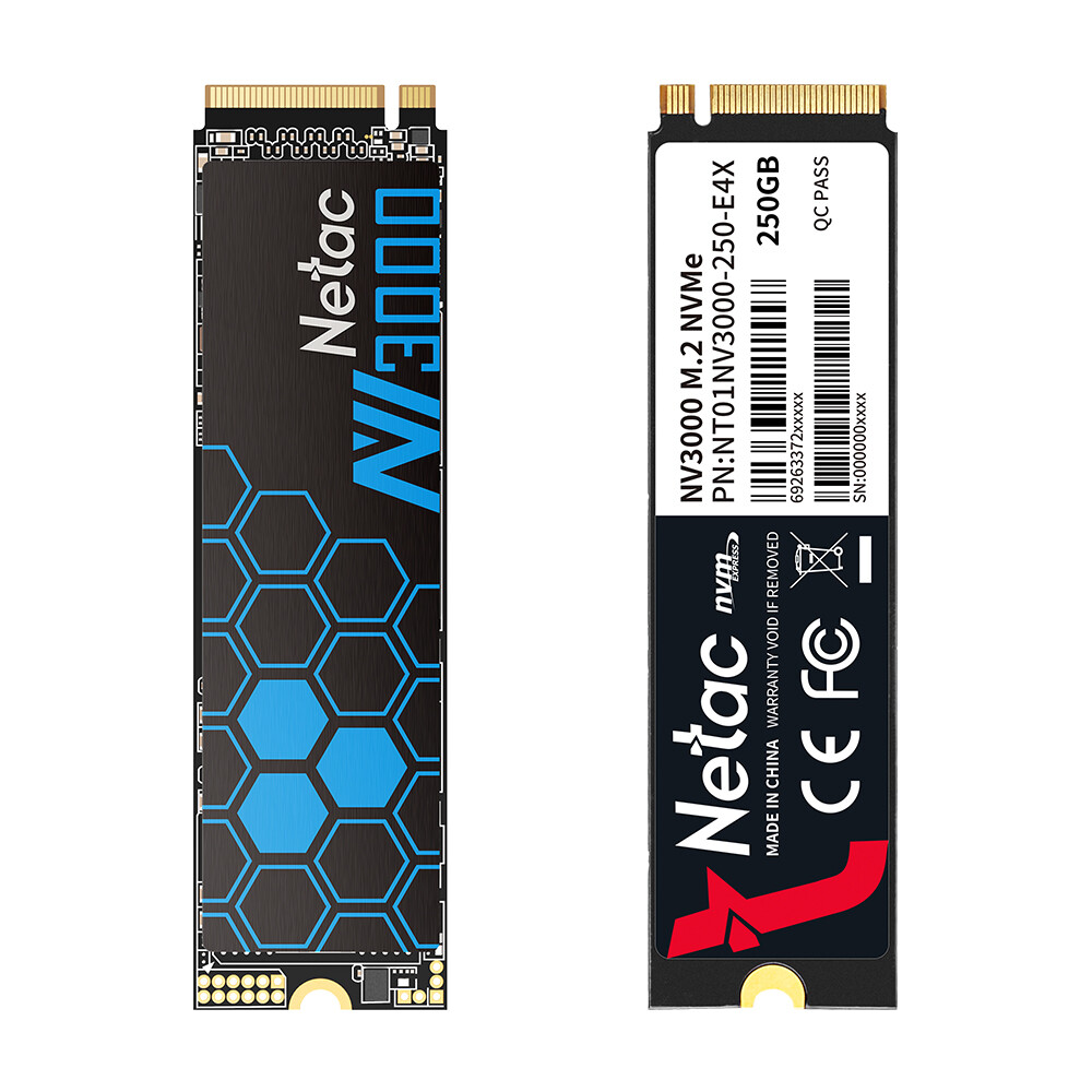 Netac 500GB Internal SSD Solid State Drive M.2 2280 PCIe Gen 3 x4 NVMe 3100MB/s