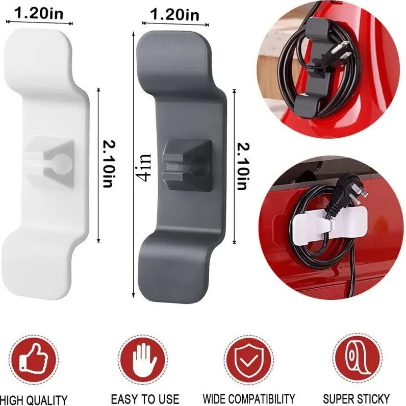 5pcs Cable Winder Organizer Cord Holder Kitchen Appliance Clip