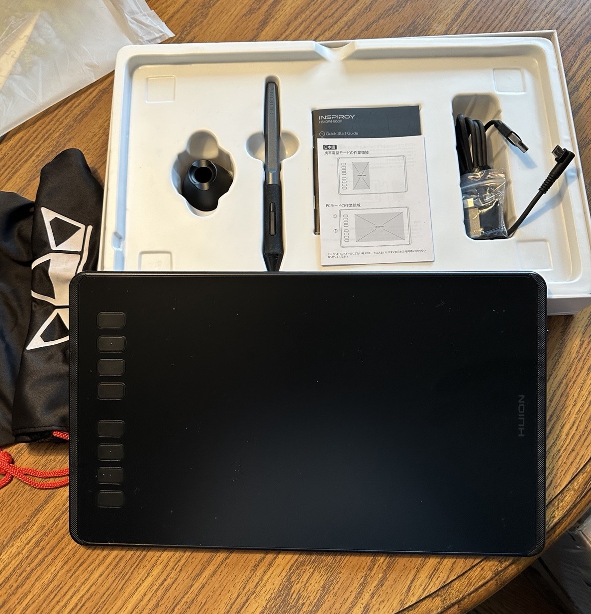 Huion H950P Graphics Drawing Tablet Battery-free Pen 8192 Pressure 8.7”x5.4”