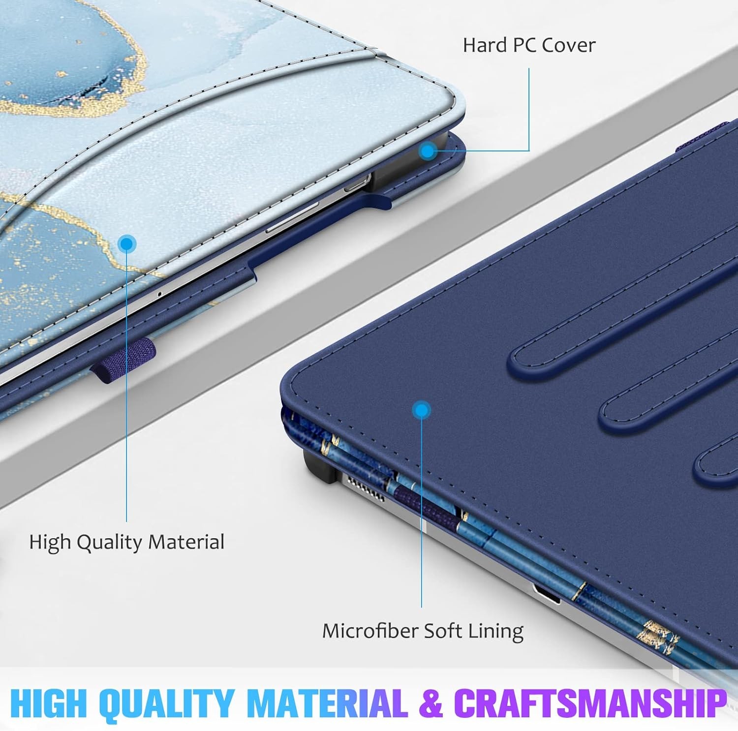 Case for Samsung Galaxy Tab S9 Plus 2023/Tab S8 Plus 2022 12.4″ Protective Cover
