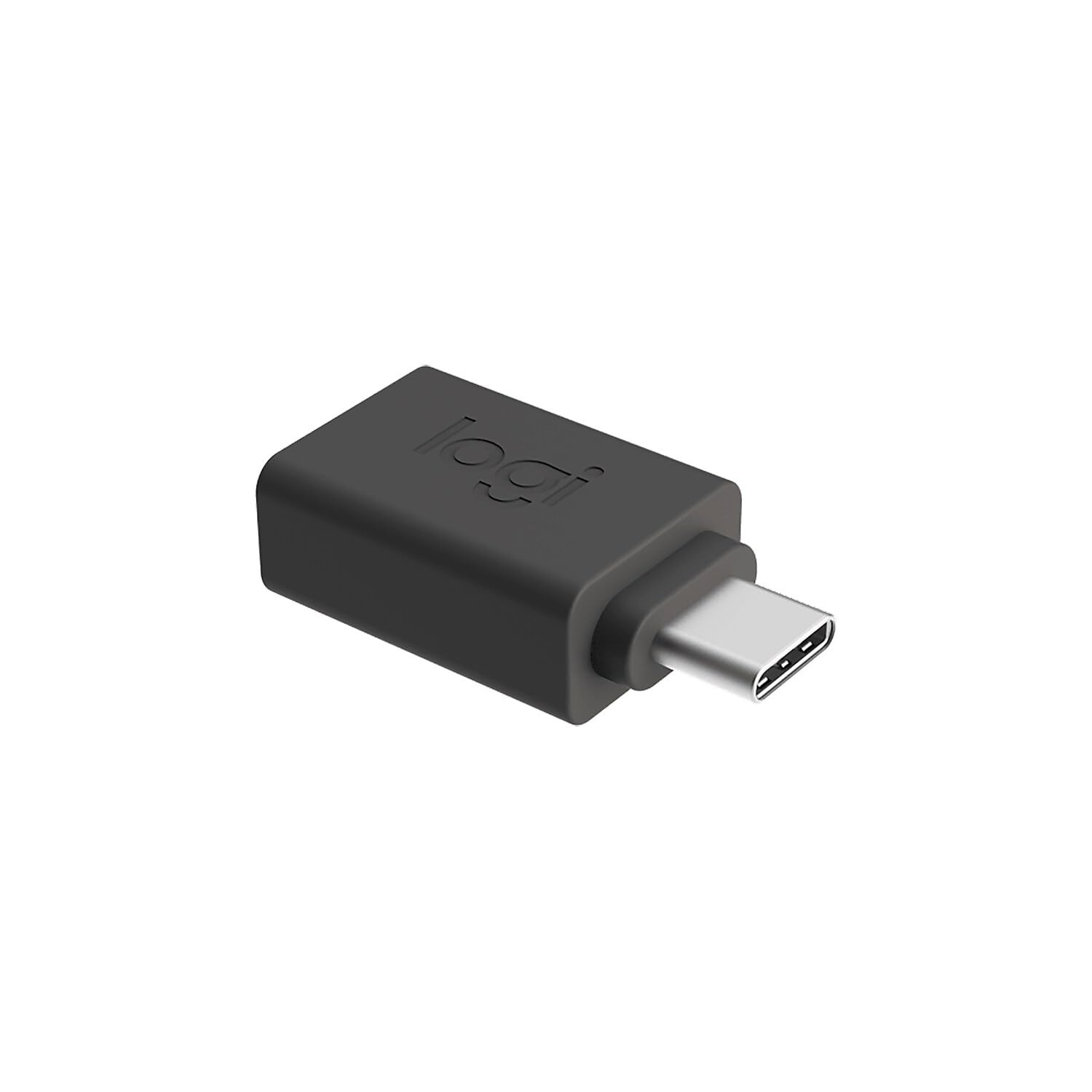 Logitech USB-C to USB-A Adapter Black USB 2.0 Laptop Tablet Phone