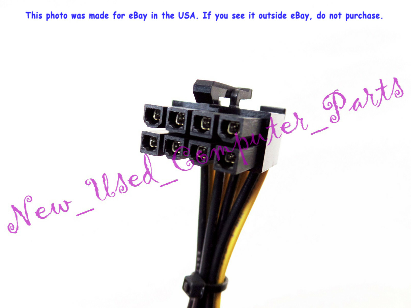 🔥 (11mm Tall) Low Profile 8-Pin (4+4) CPU to 8-Pin 12V CPU Power Cable Adapter