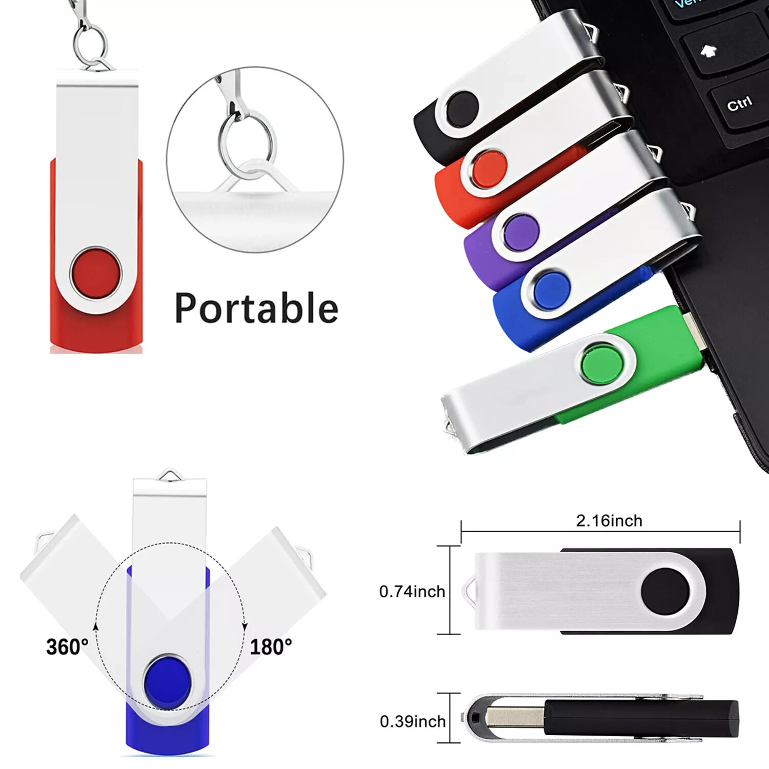 USB Flash Drive Memory Stick Pendrive Thumb Drive 4GB, 8GB, 32GB, 64GB 128GB LOT