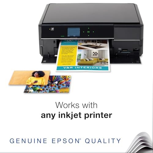 Epson Ultra Premium Photo Paper GLOSSY (5×7 Inches, 20 Sheets) (S041945)
