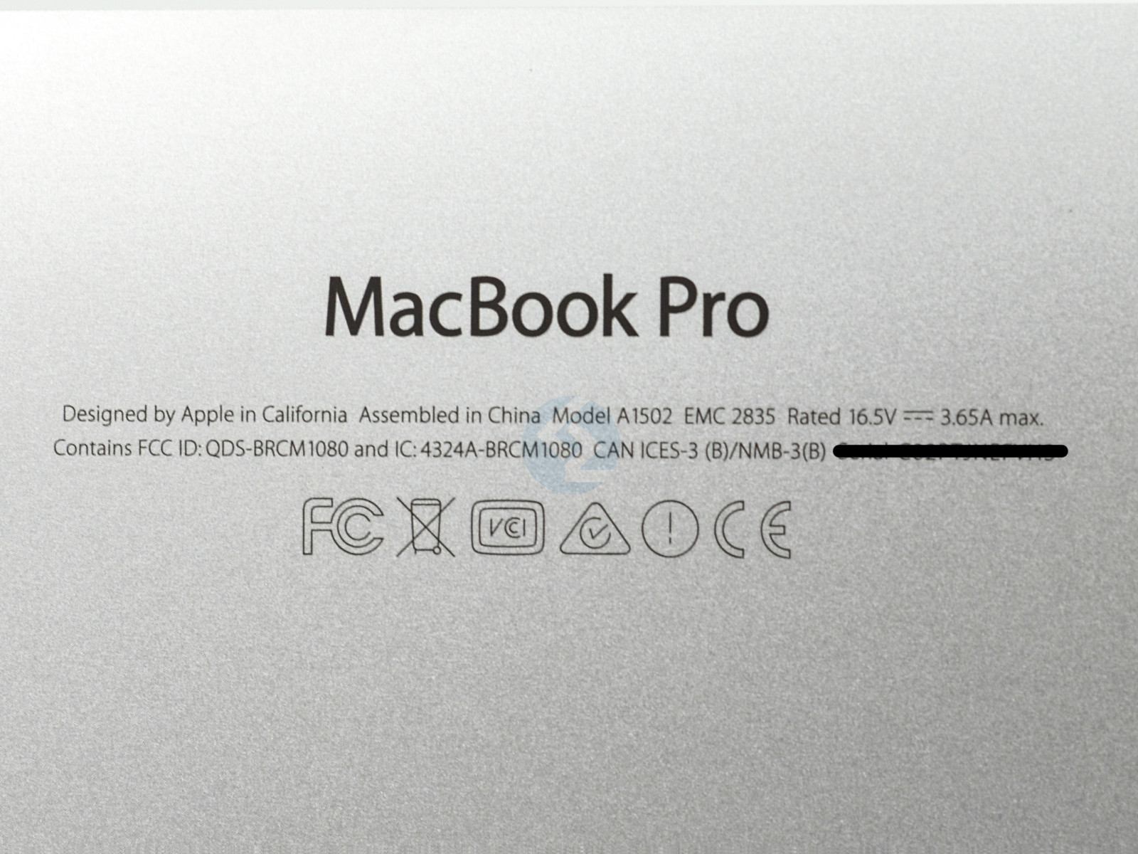 Lower Bottom Case Cover 604-02878-A for Apple Macbook Pro 13″ A1502 2015 Retina