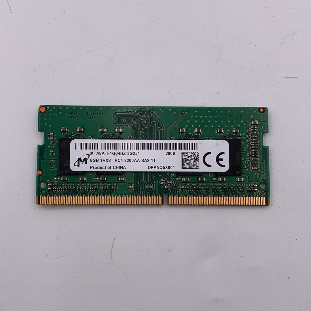 Generic Micron 8GB (1x8GB) DDR4 3200MHz MTA8ATF1G64HZ-3G2J1 Laptop RAM