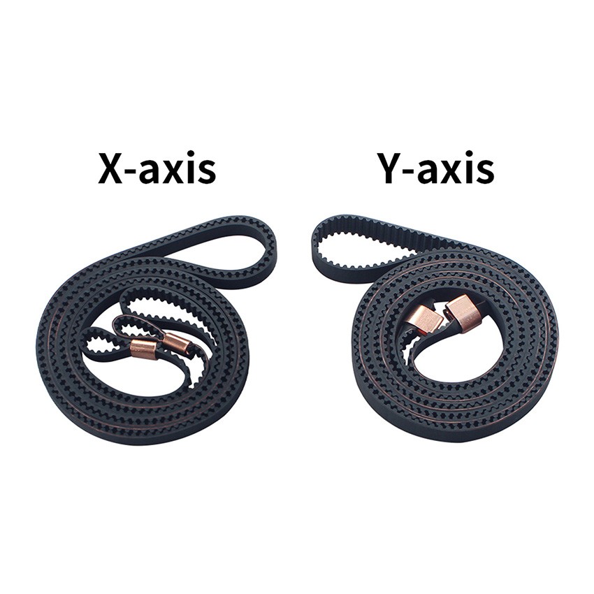 XY Axis Timing Belt with Copper Buckle Wear-resistant Belt Kit for Kobra 2 Max