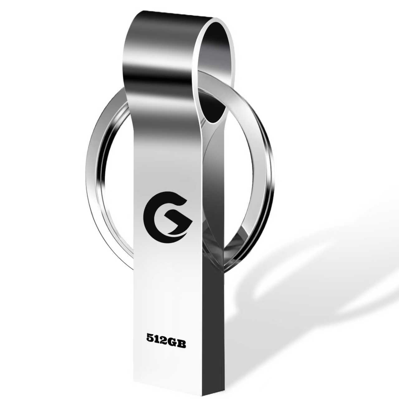 512GB Flash Drive Memory Stick Storage Metal Waterproof Thumb Drive Pendrive