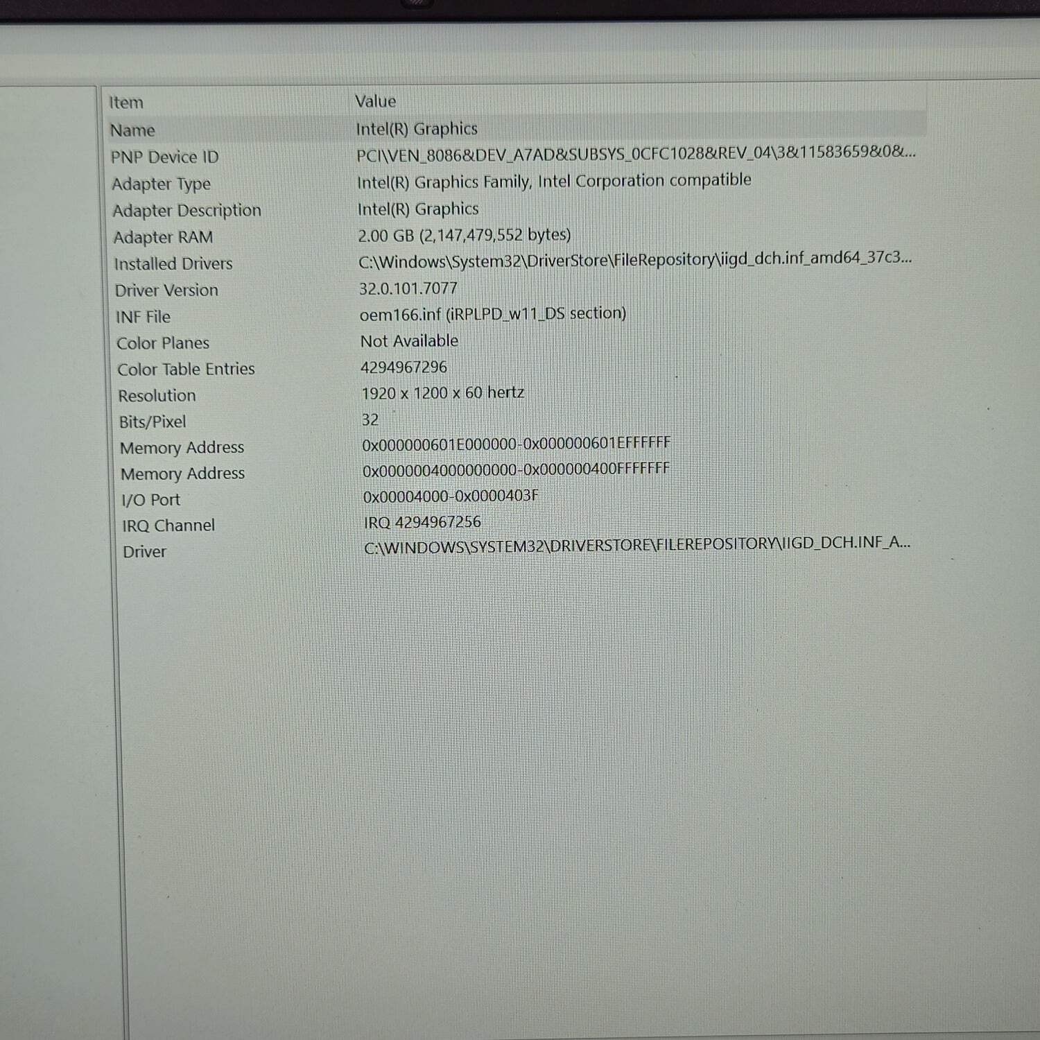 Dell Pro 16 PC16250 16″ Core 3 100U 1.2GHz 8GB RAM 256GB SSD