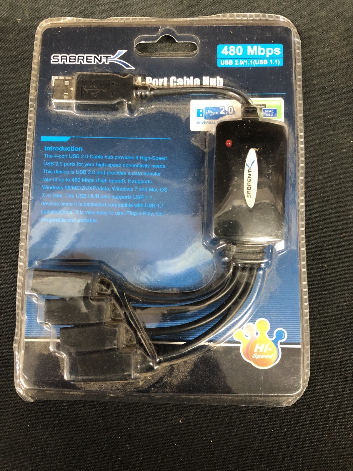 SARBENT 4 Port USB C Hub with PD 2.0 – USB-C to 4x A – USB 1-1 Hub