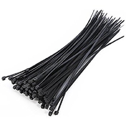 200 Pack 8″ Ultra Thin Black Zip Ties Nylon Cord Wrap UV Resistant 200mm x3mm UL