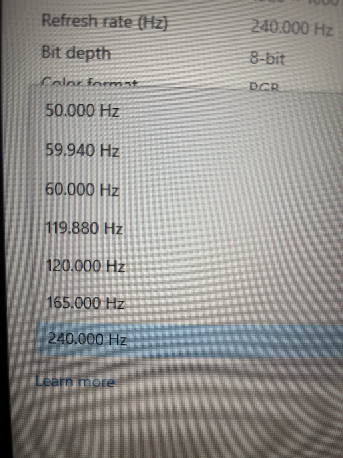 Acer 24 in Black Computer Monitor with 240 Hz Refresh Rate Display