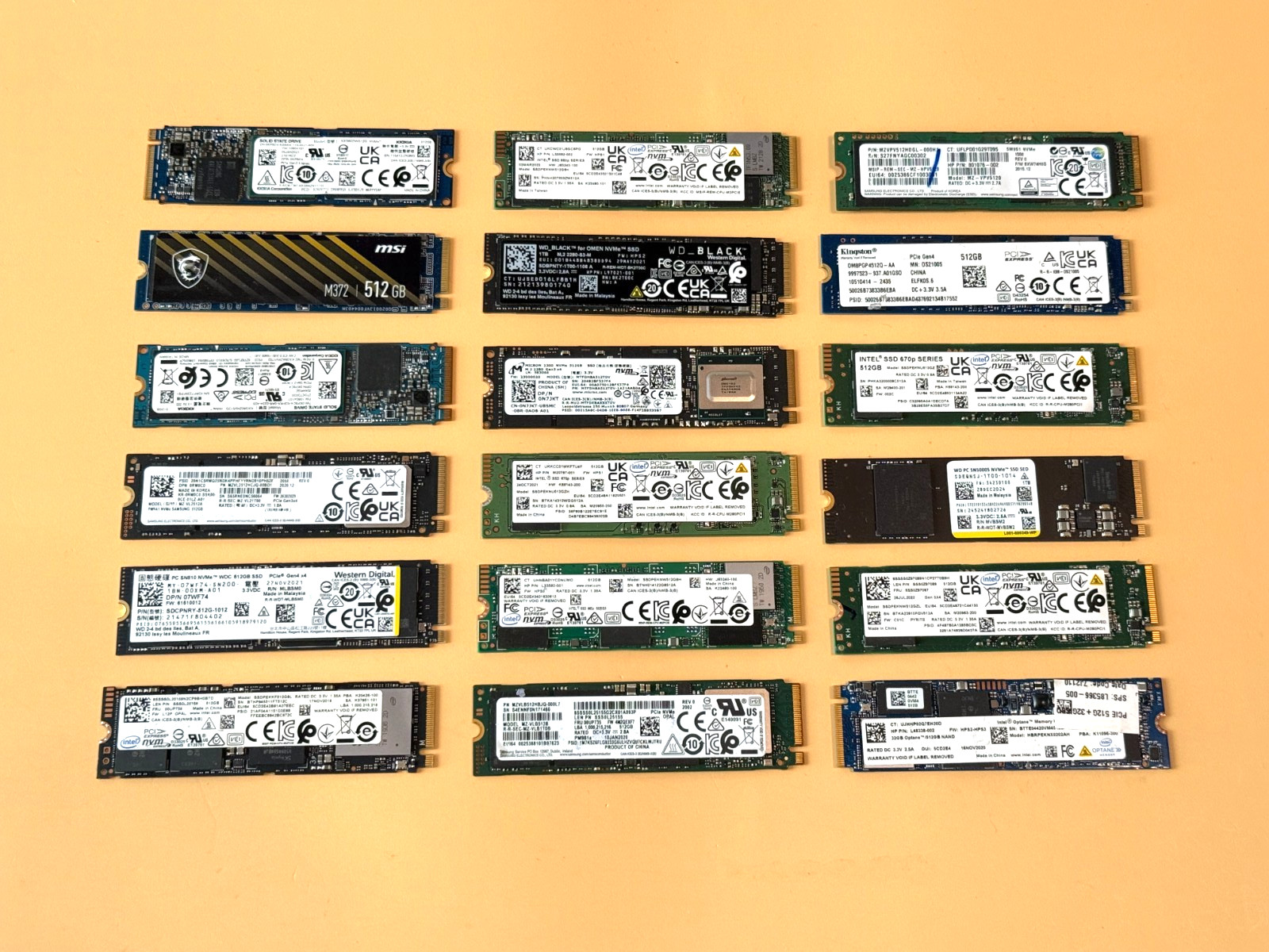 SINGLE 512GB SSD (WD / SK HYNIX / MICRON ETC) M.2 NVEe 2280 Solid State Drive
