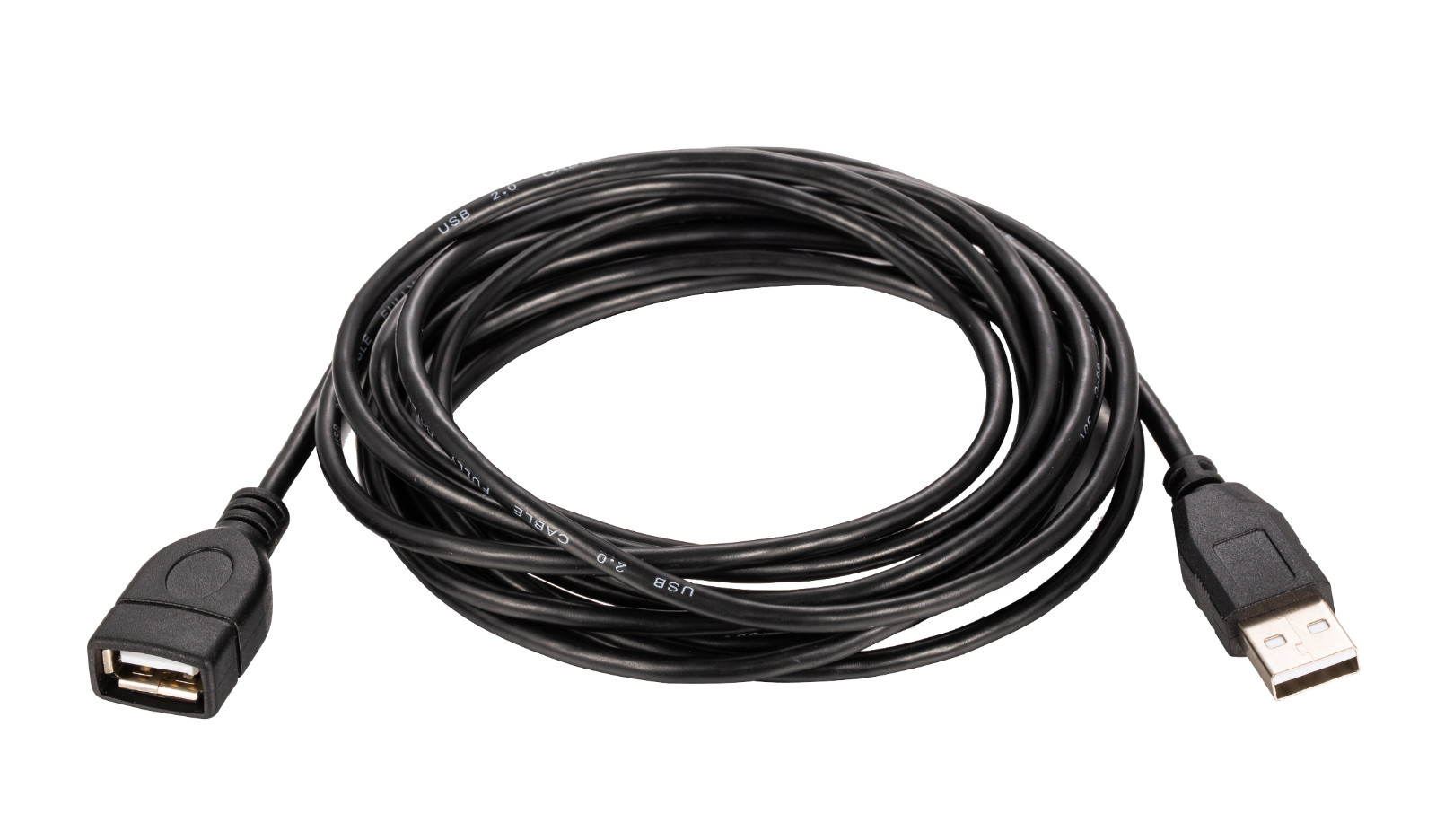 USB 2.0 Extension Cable Black AM to AF Super Speed EXT Cord 3-15ft Multi-Pk LOT
