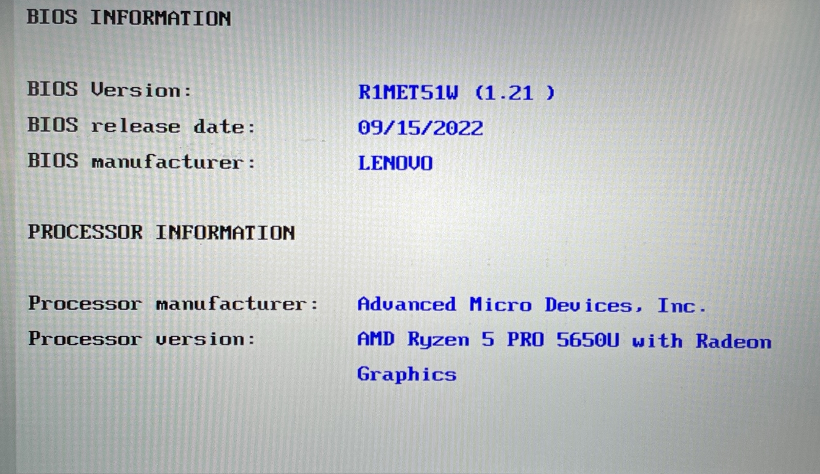 LENOVO THINKPAD T14 GEN 2a 14″ AMD Ryzen 5 2.3GHz 16GB RAM 256GB SSD–GRADE D