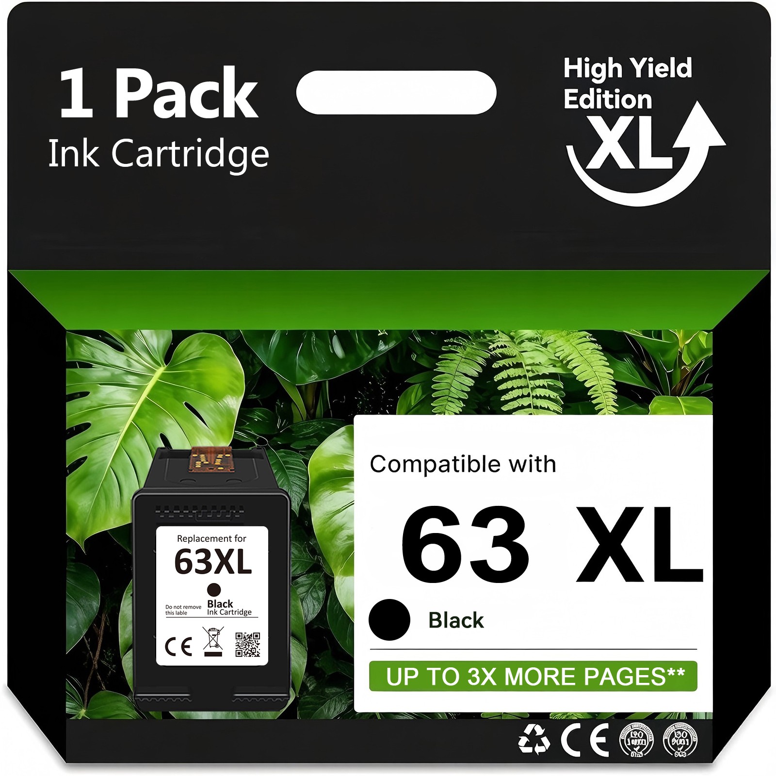 63 Ink Cartridge 63 XL for HP 63XL ENVY 4512 4520 OfficeJet 3830 4650 4655 5255