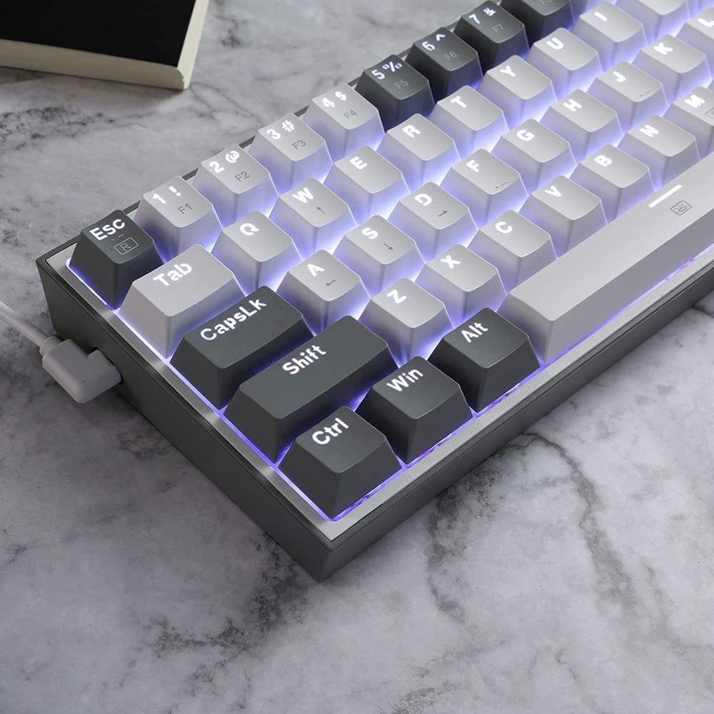 K617 Wired 60% Compact Hot-Swap RGB Gaming Mechanical Keyboard | 61 Keys Design