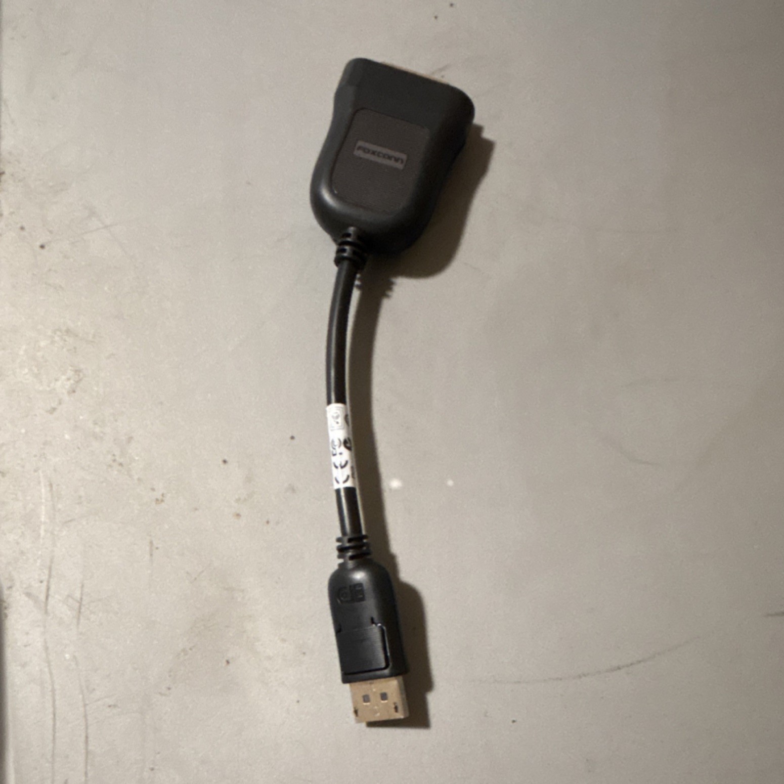 Foxconn DisplayPort Adapter DisplayPort Male Black Connection Split None (1 : 1)