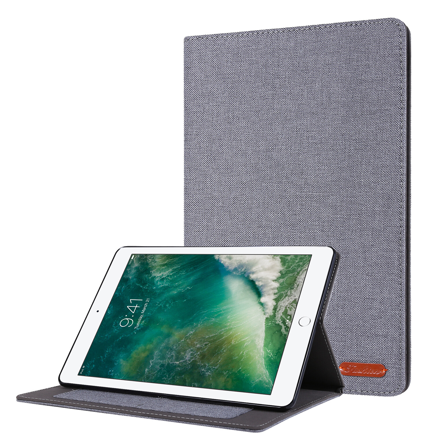 Leather Case Folio Folding TPU Back Cover For iPad 9th Gen 10.2″ Air Pro 9.7″