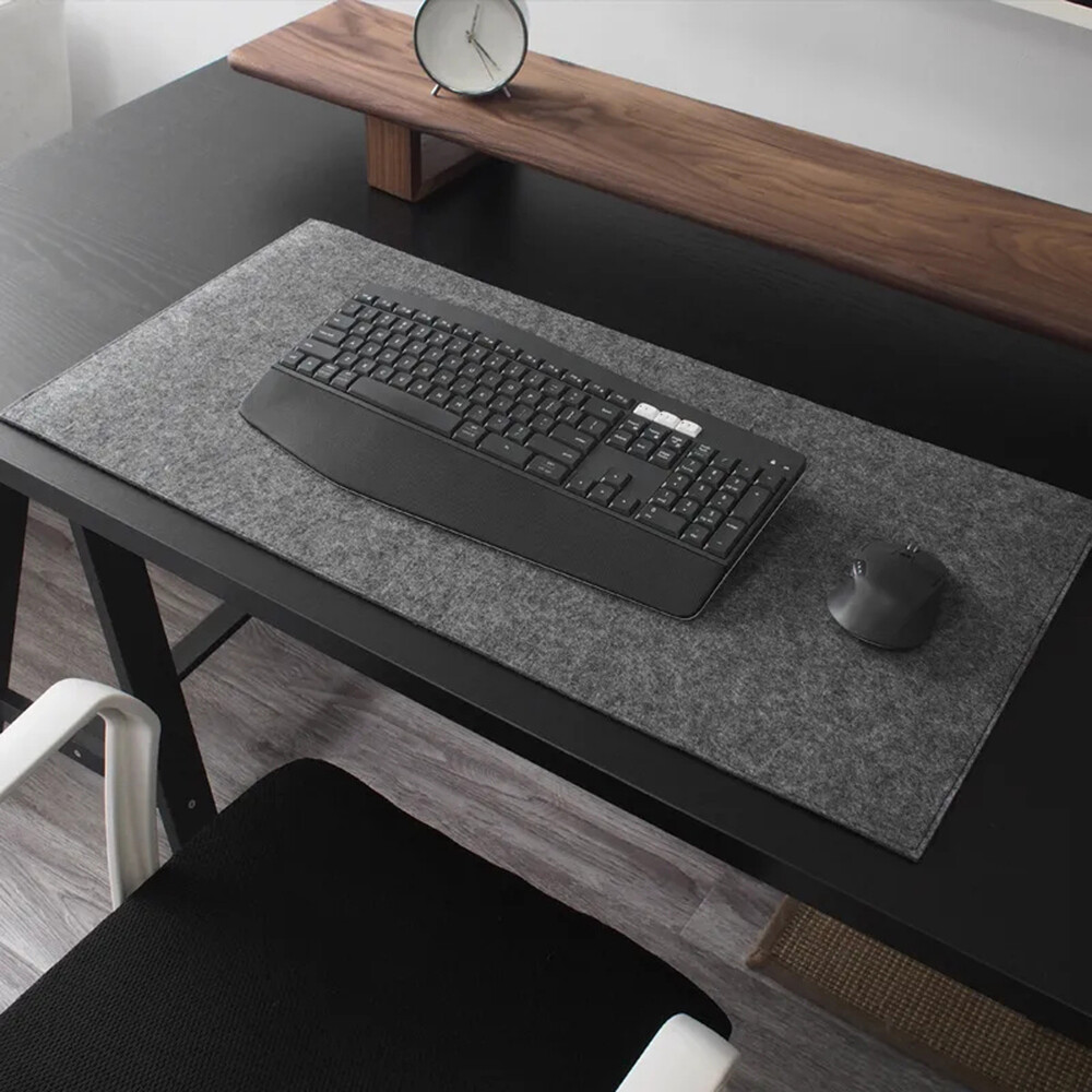 Large Wool Felt Office Computer Desk Mat Cushion Keyboard Game Mouse Laptop Pad