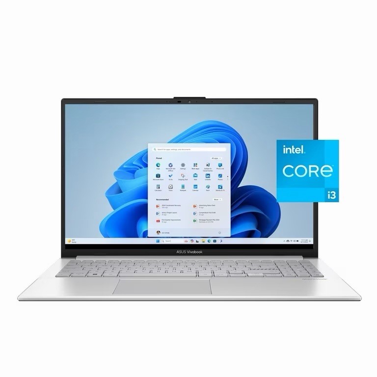 ASUS Vivobook Go 15.6” FHD Laptop,Intel i3-N305,8GB RAM,256GB UFS,Cool Silver