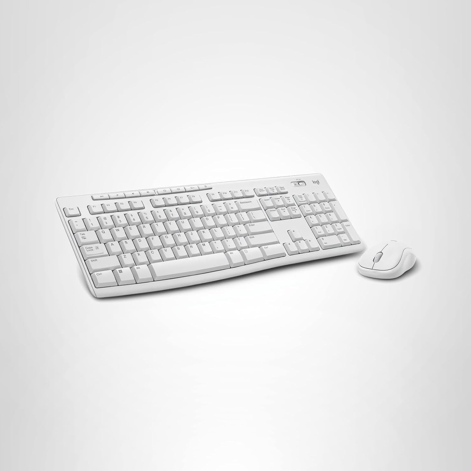 Logitech MK270 Wireless Keyboard & Mouse Combo for Windows 2.4GHz Wireless White