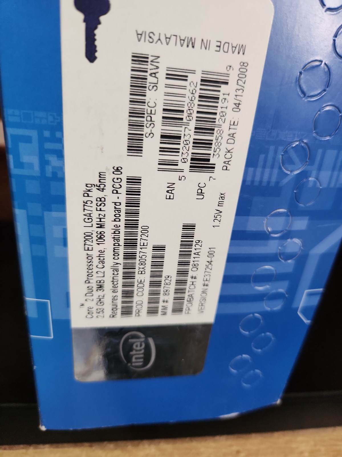 Intel Core 2 DUO LGA775 Processor 2.53GHz 1066MHz 3MB L2 Cache 1066 MHz FSB OEM