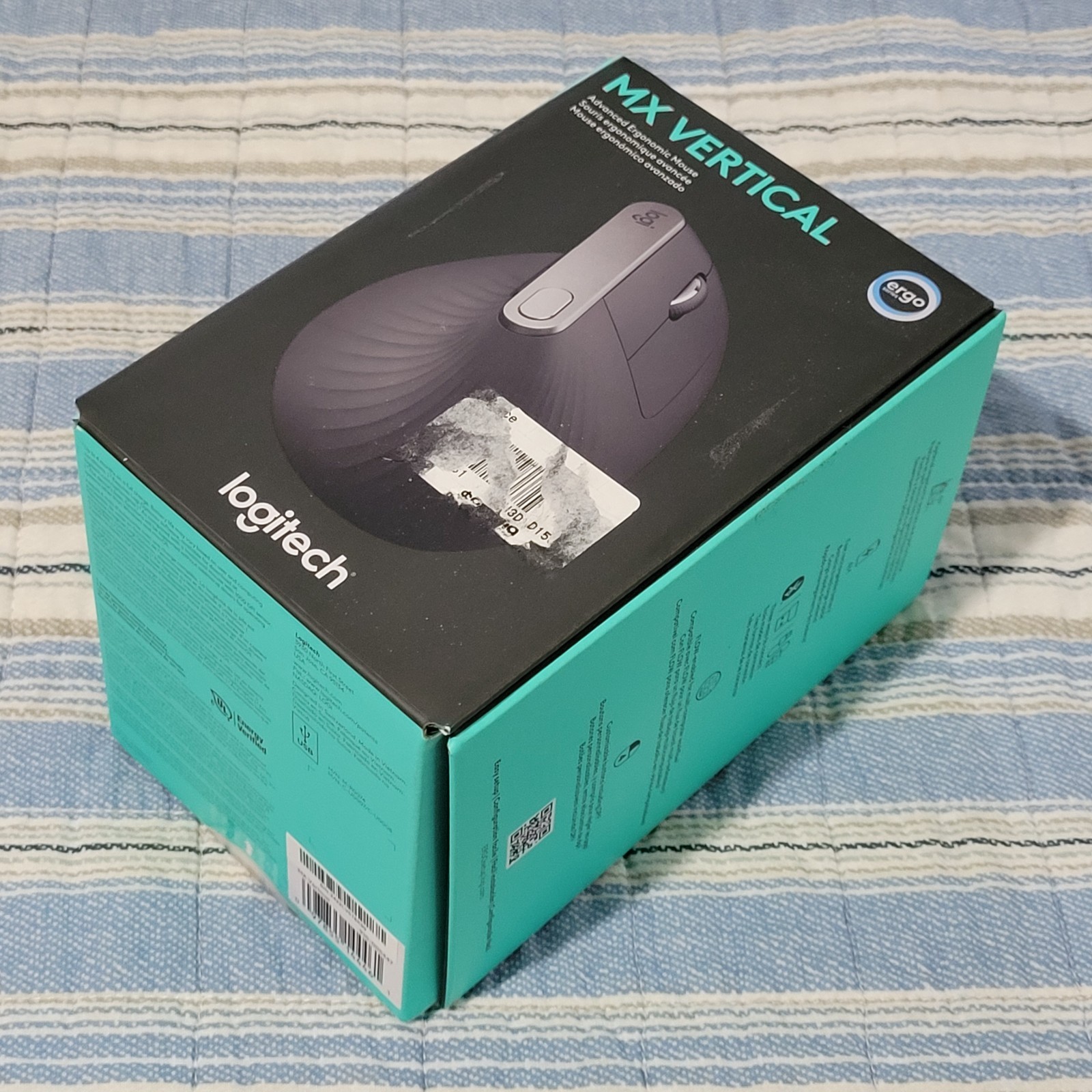 Logitech MX Vertical Advanced Ergonomic Wireless Mouse w/ Box