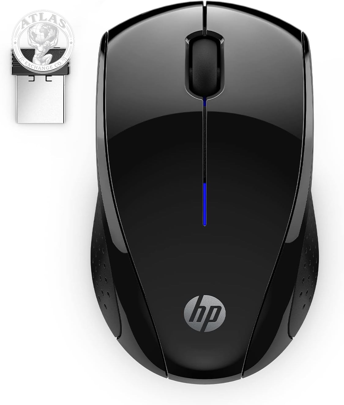 HP X3000 G3 Wireless Mouse – Black, 15-Month Battery, Side Grips for Control, Tr