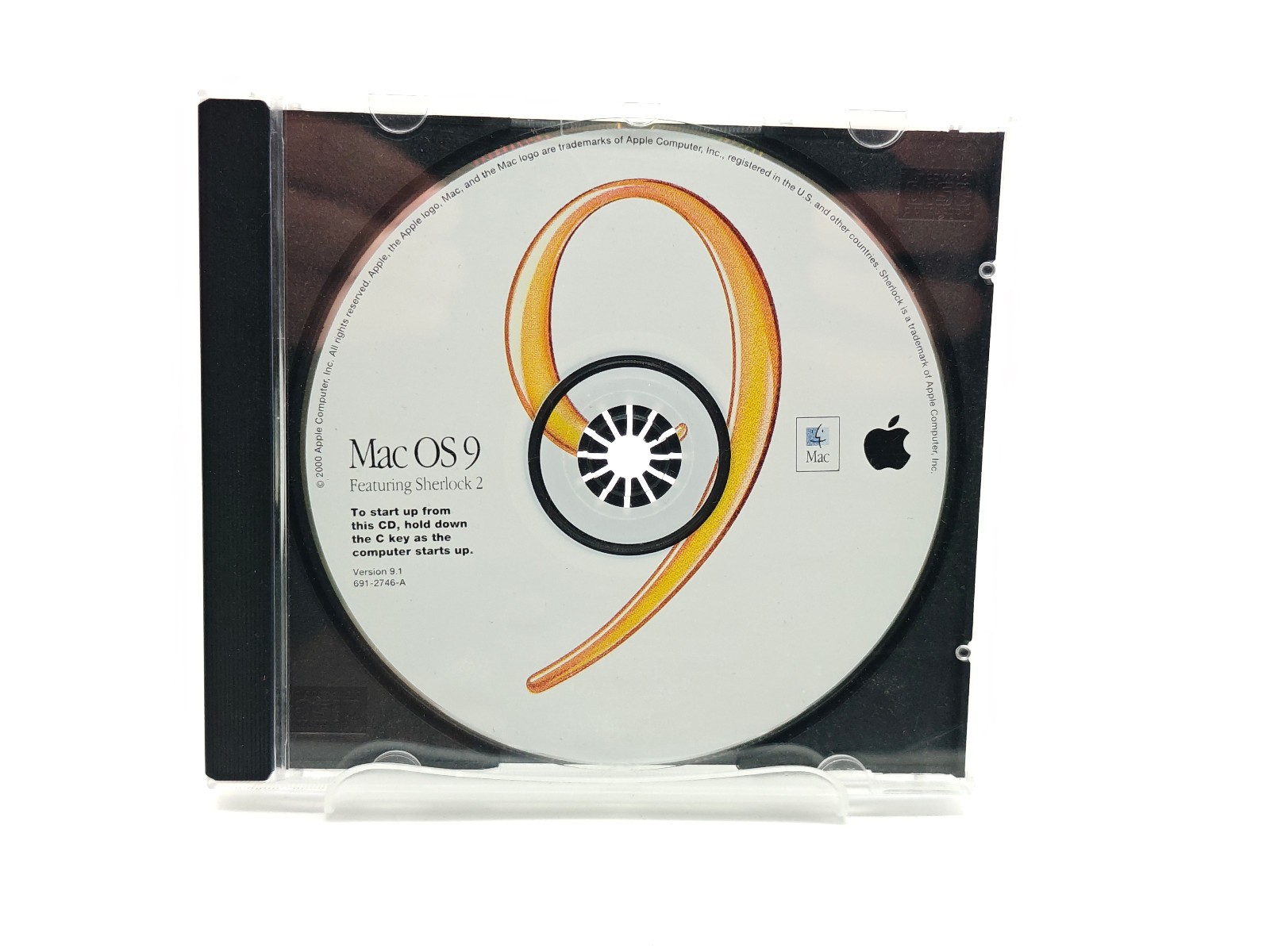 Apple Mac OS 9 Featuring Sherlock 2 Install CD Disc ONLY