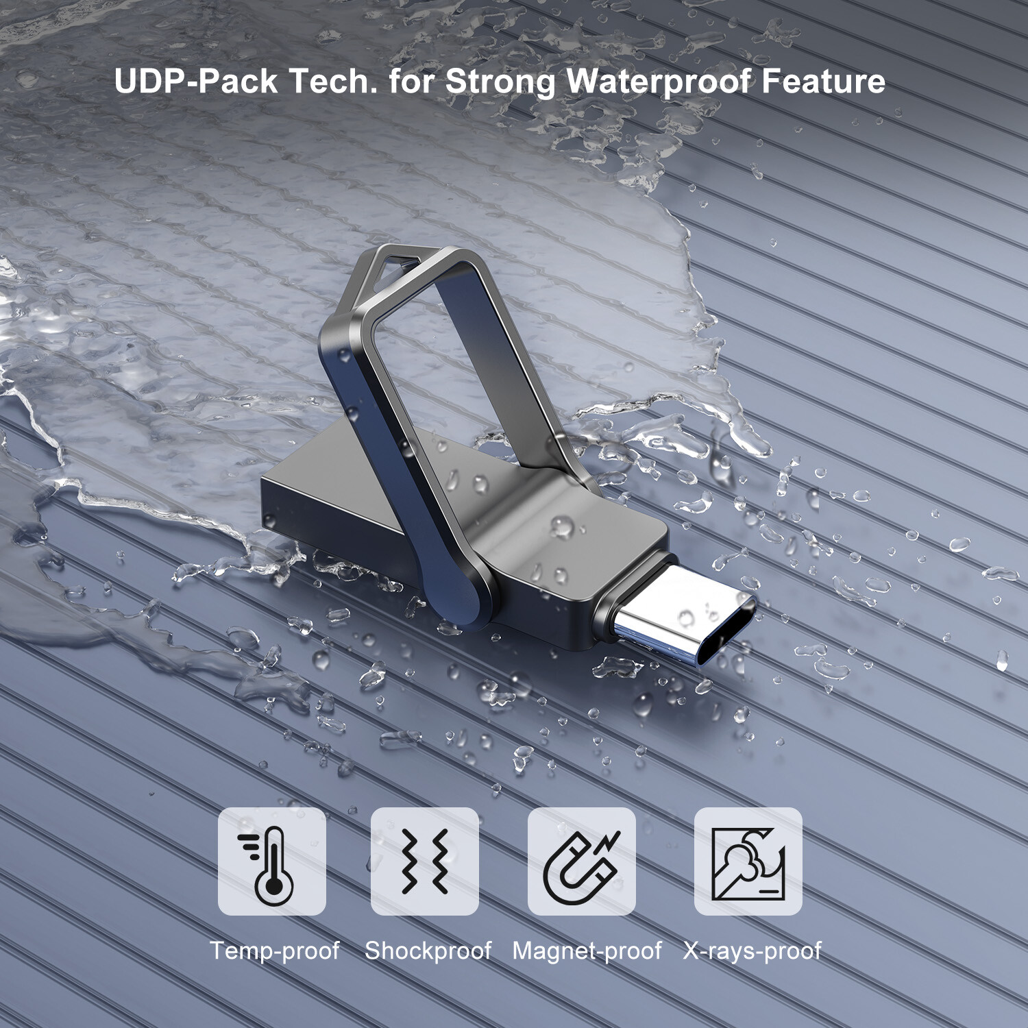 Dual USB 3.0 Type-C OTG Flash Drive Memory USB A Stick Phone PC Thumb Pen Drive