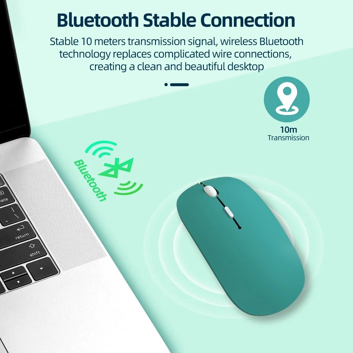 2.4GHz USB Wireless Optical Mouse Mice for Apple Mac Macbook Pro Air PC White US