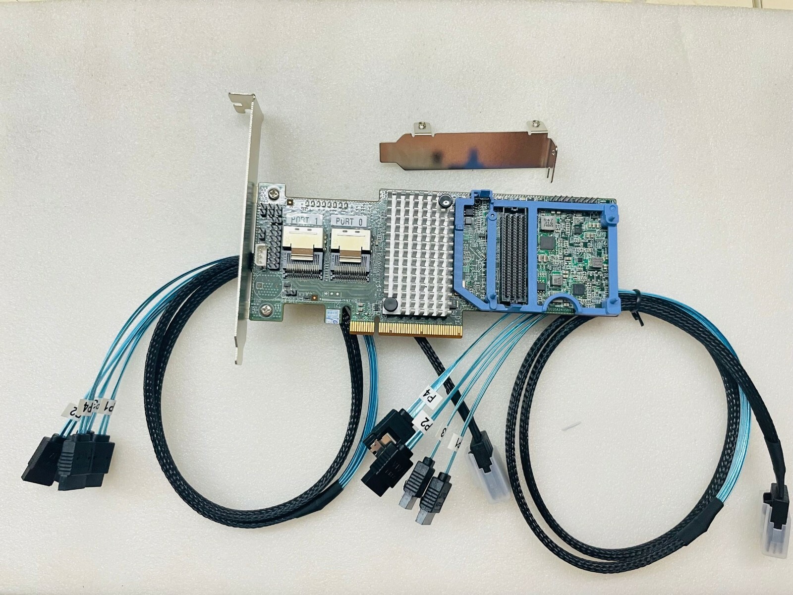 IBM 9207-8i 6Gbs LSI FW:P20 IT Mode For ZFS FreeNAS unRAID +2* 8087 SATA Cable