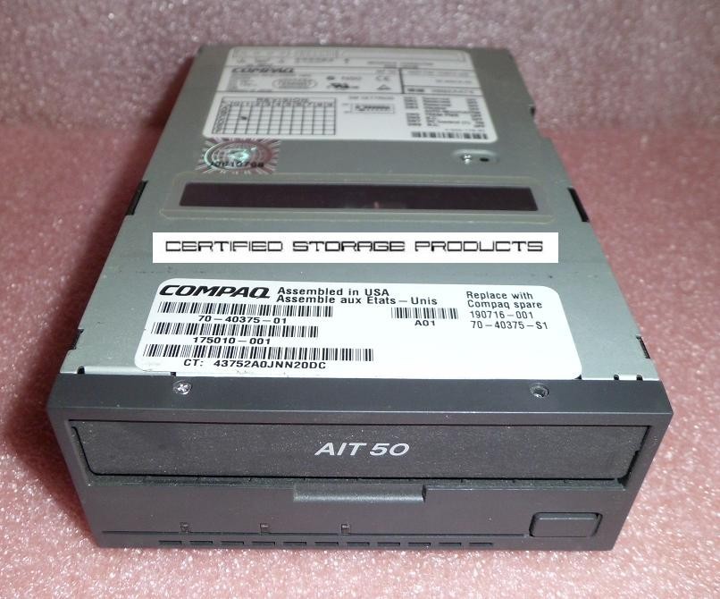 Compaq HP AIT50 Data Tape Drive 3.5″ AIT-2 175010-001 SDX-500C/CQ 190716-001