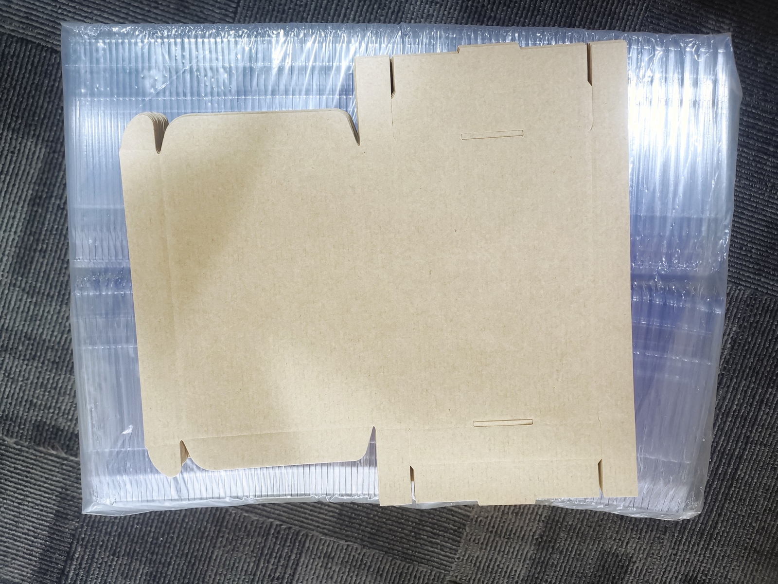 500 PCS CLEAR PLASTIC CLAMSHELL CASES FOR HBA RAID NETWORK CARDS+500 PCS carton