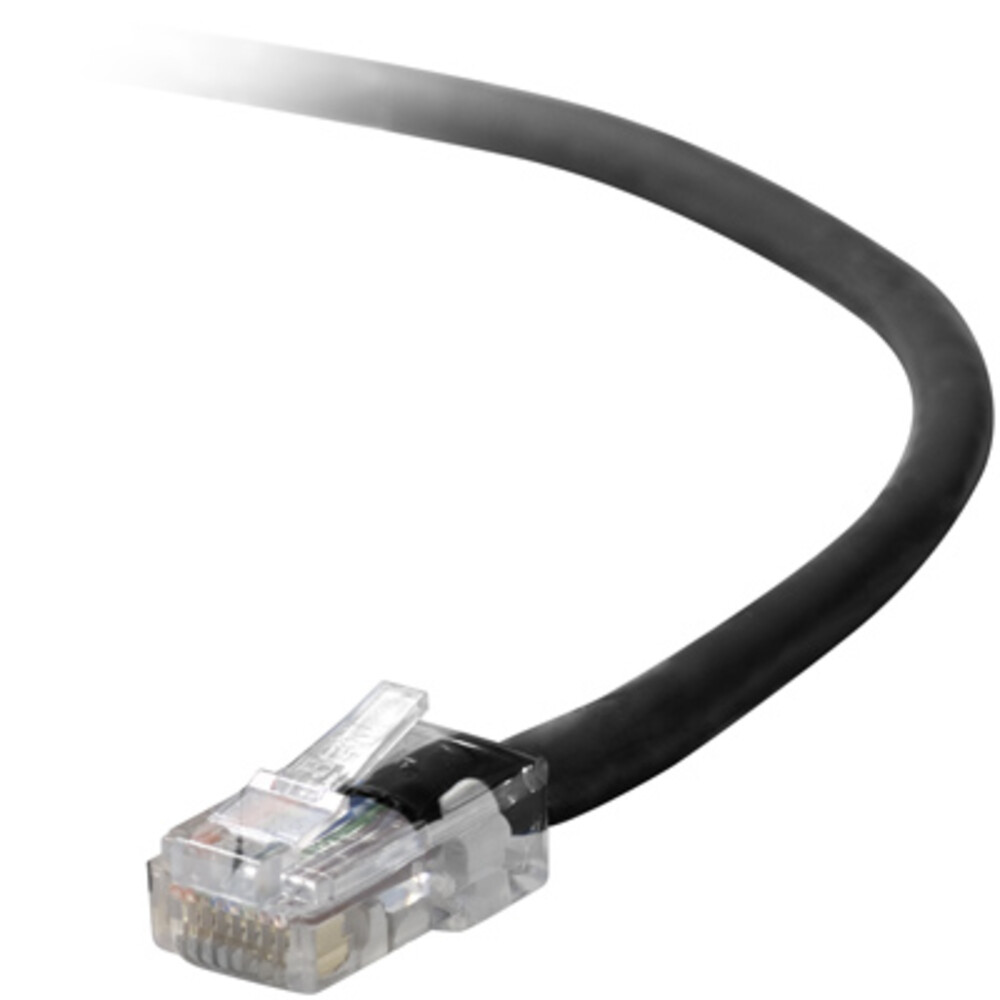 BELKIN INTERNATIONAL INC A3L980-25-BLK Cable Cat6 Utp Rj45M/M 25 Blk Patch