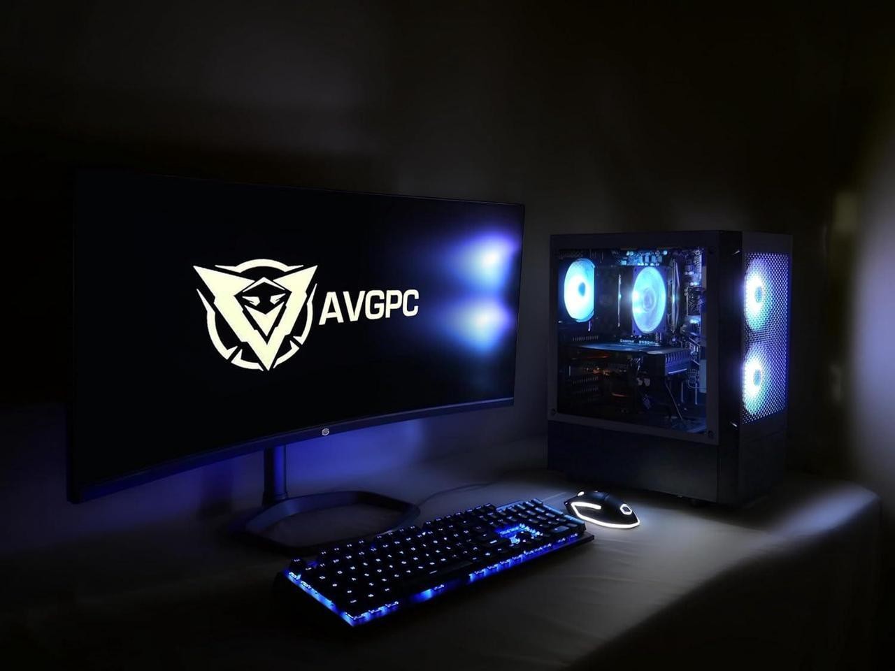 AVGPC Max Gaming PC, AMD Ryzen 5 5600G 6-Core 4.4 GHz Max Boost, AMD Radeon Vega